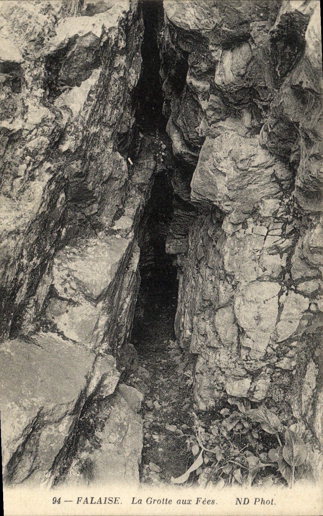 CPA Falaise La Grotte Aux Fees
