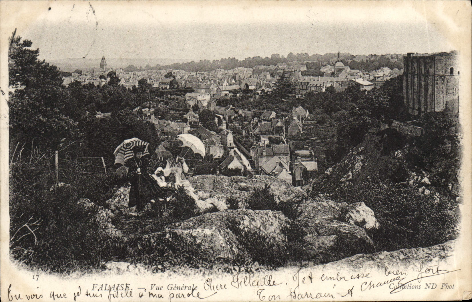 CPA Falaise Vue Generale 