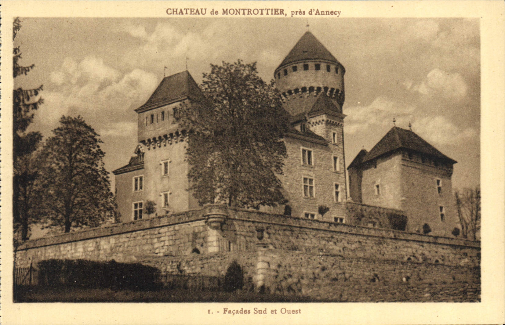 CPA Chateau de Montrottier Pres d'Annecy