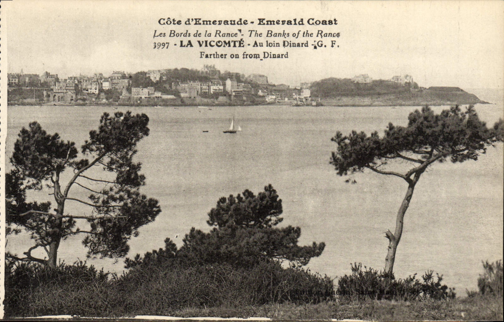 POSTAL Dinard de la VENDIMIA el vizconde