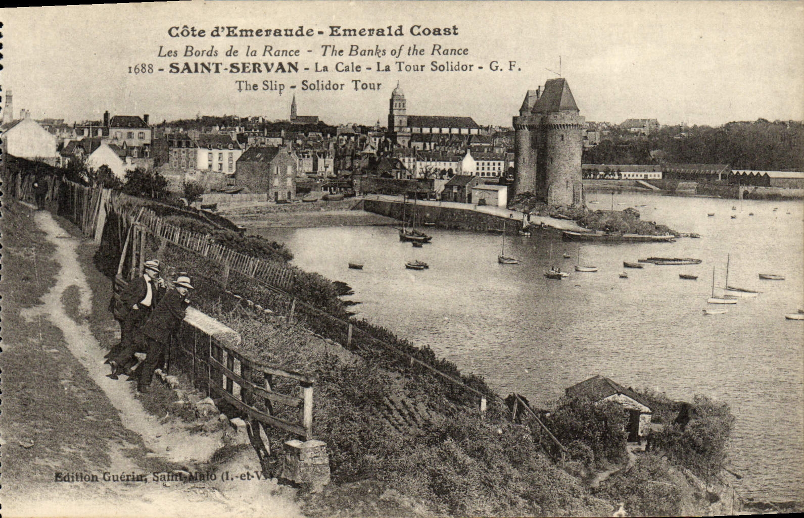 CPA Saint Servan La Cale La Tour Solidor