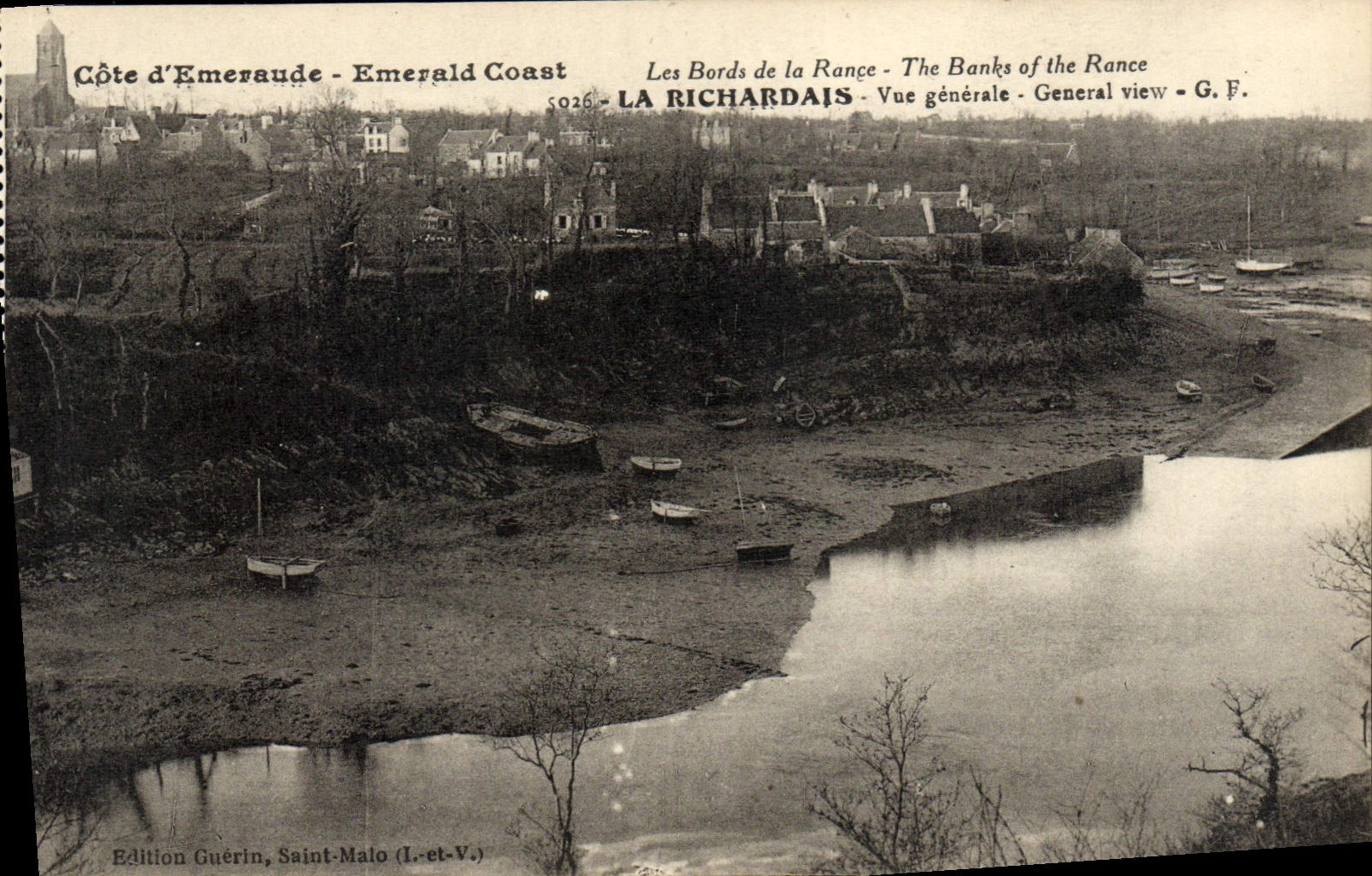 VINTAGE POSTCARD Richardais View