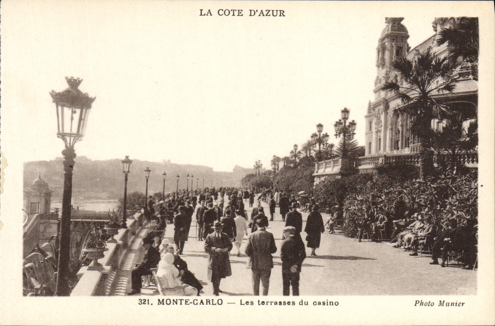 CPA Monte Carlo Monaco Les terrasses du casino
