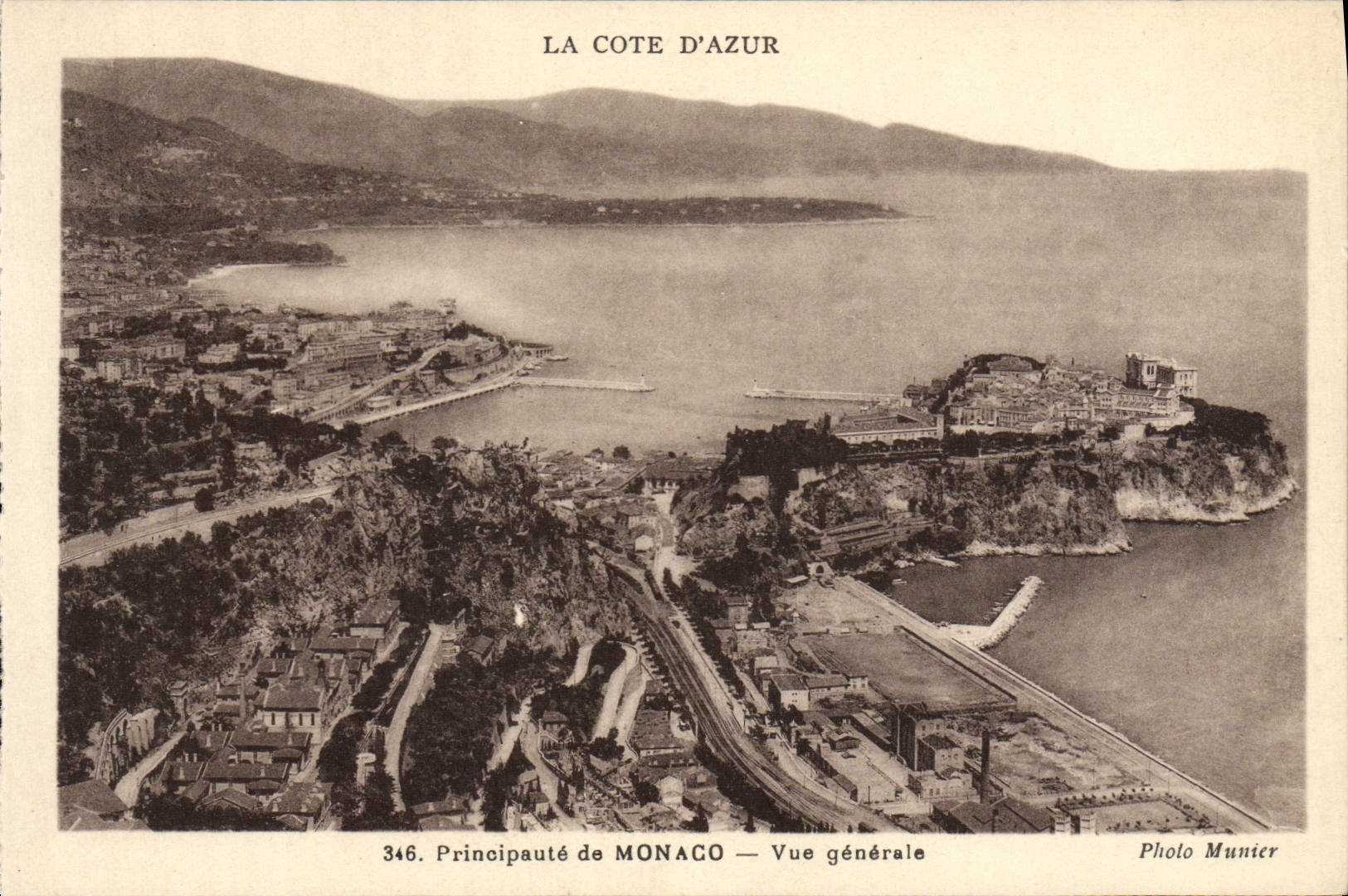 CPA Monaco Vue Generale