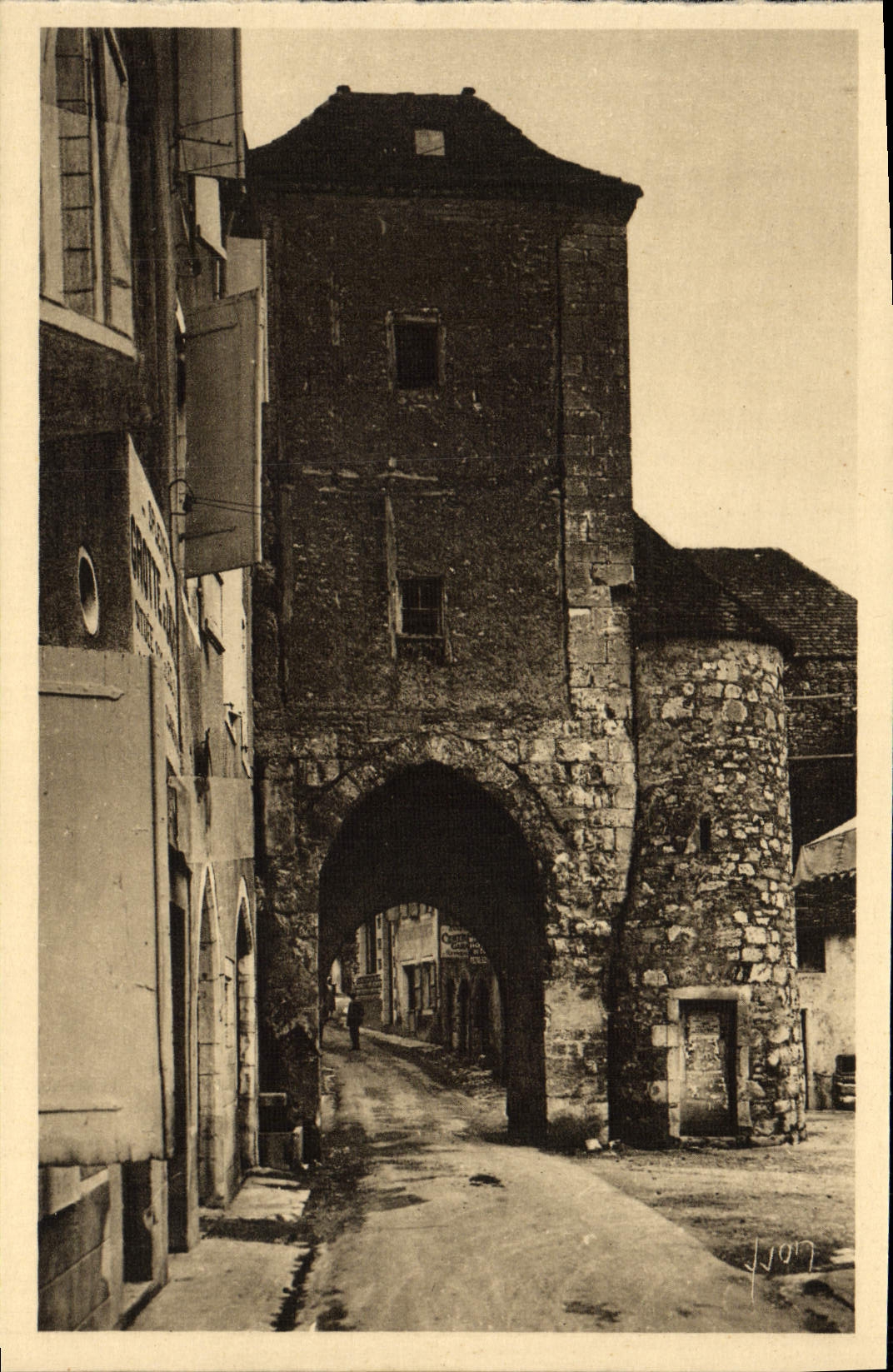 CPA Chateaux De La Loire Chateau Rocamadour La Porte Salmon