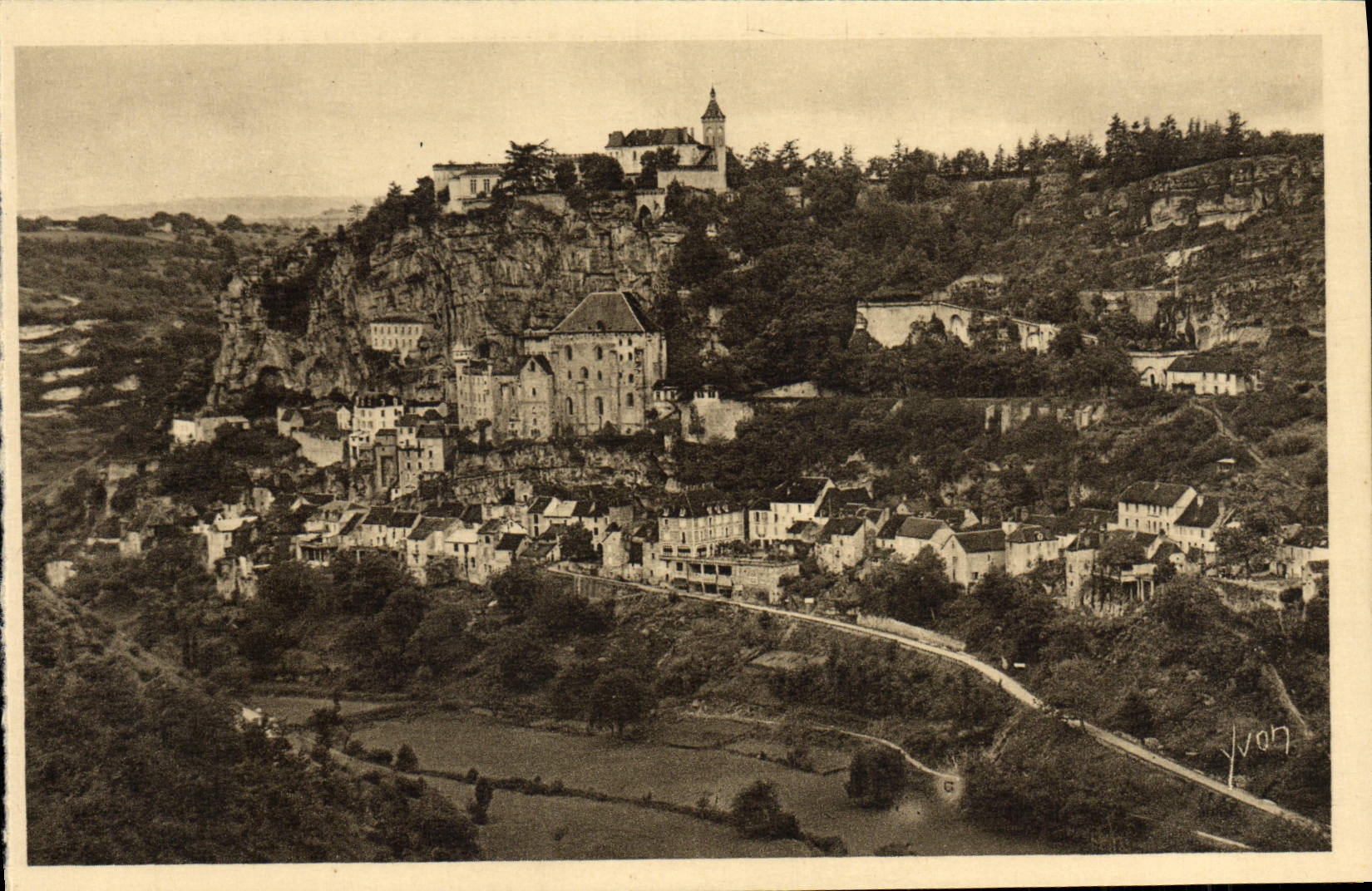 CPA Rocamadour Vue Generale 