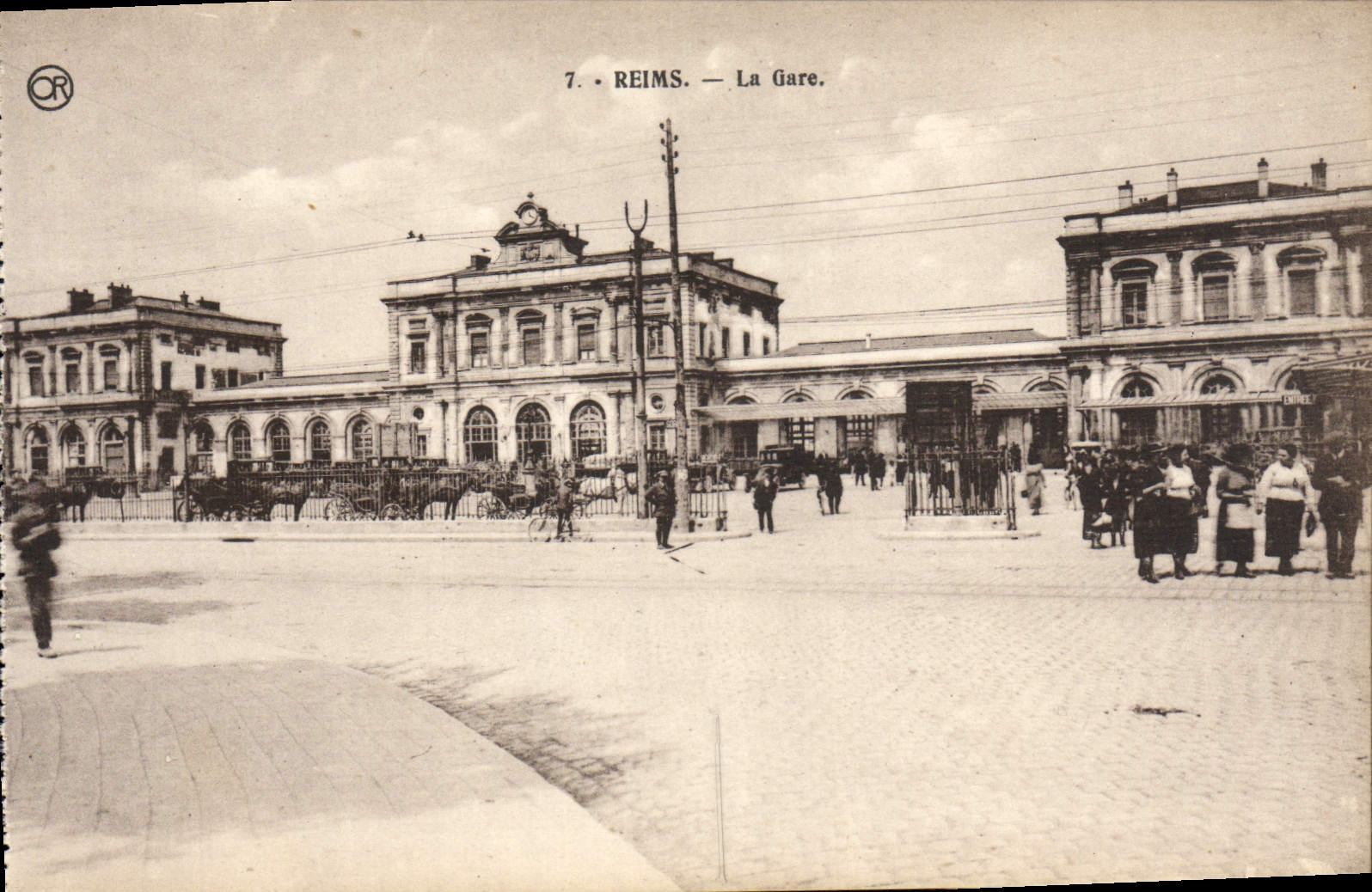 CPA Reims La Gare 