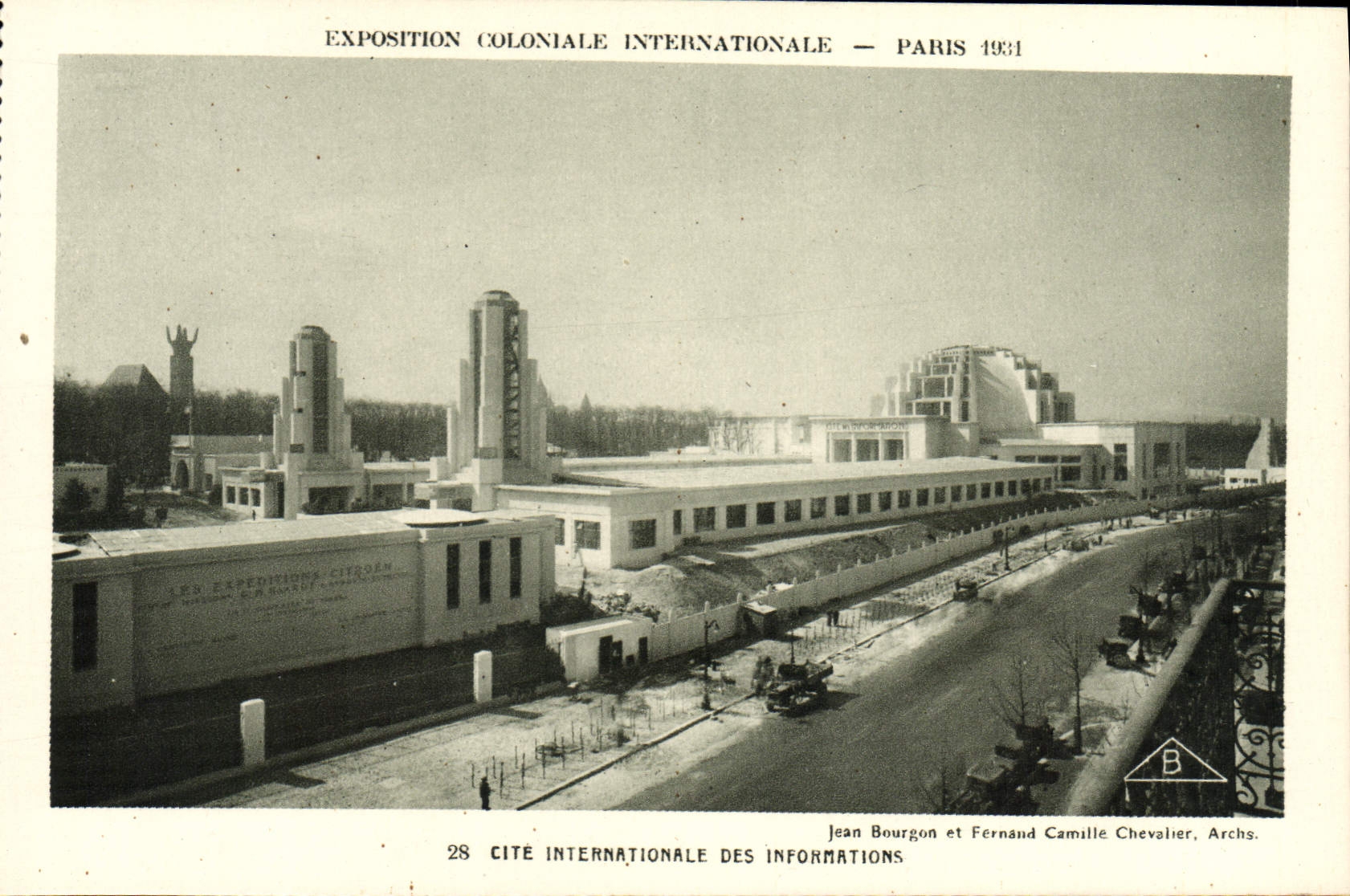 CPA Exposition Coloniale Internationale Paris 1931 Cite internationale des informations