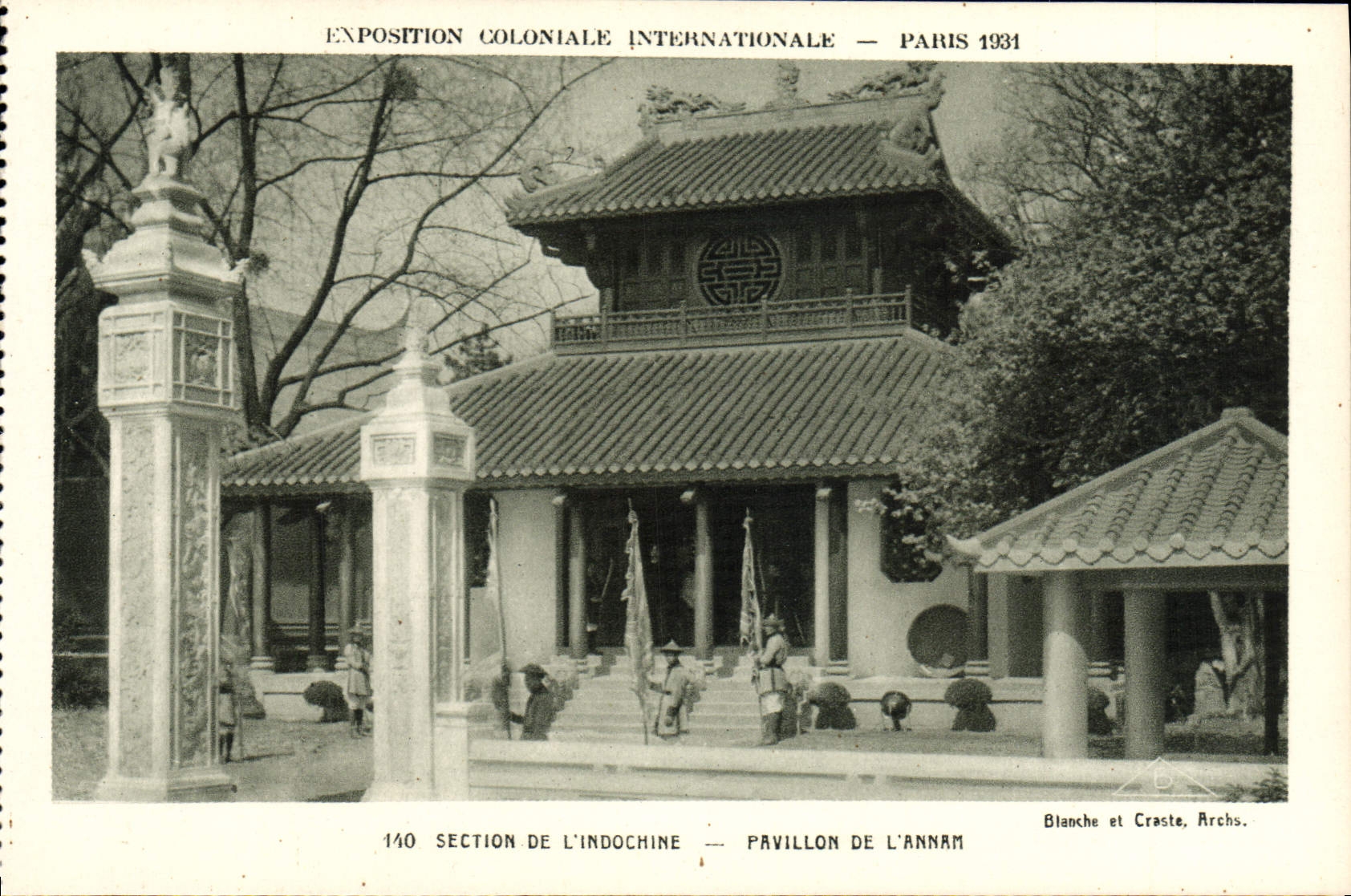 CPA Exposition Coloniale Internationale Paris 1931 Section de l'Indochine Pavillon de l'Annam
