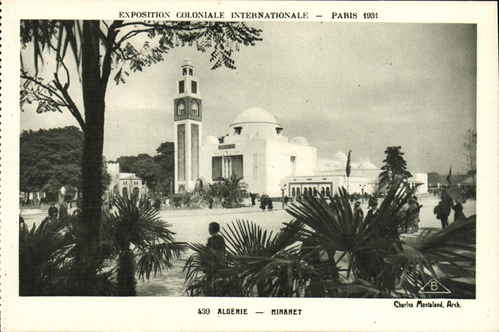 CPA Exposition Coloniale Internationale Paris 1931 Algerie Minaret