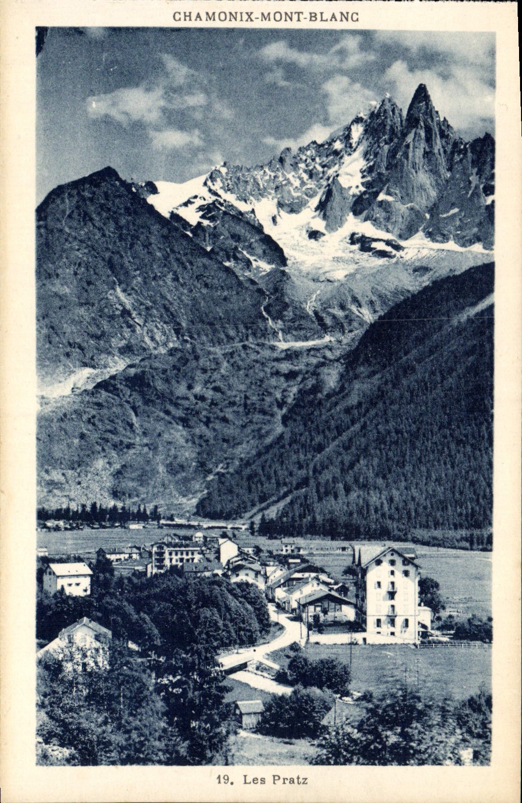 CPA Chamonix Mont Blanc Les Pratz