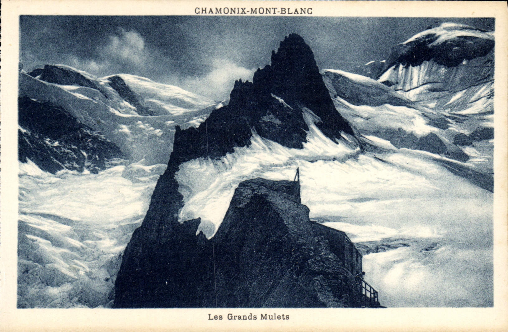CPA Chamonix Mont Blanc Les grands mulets