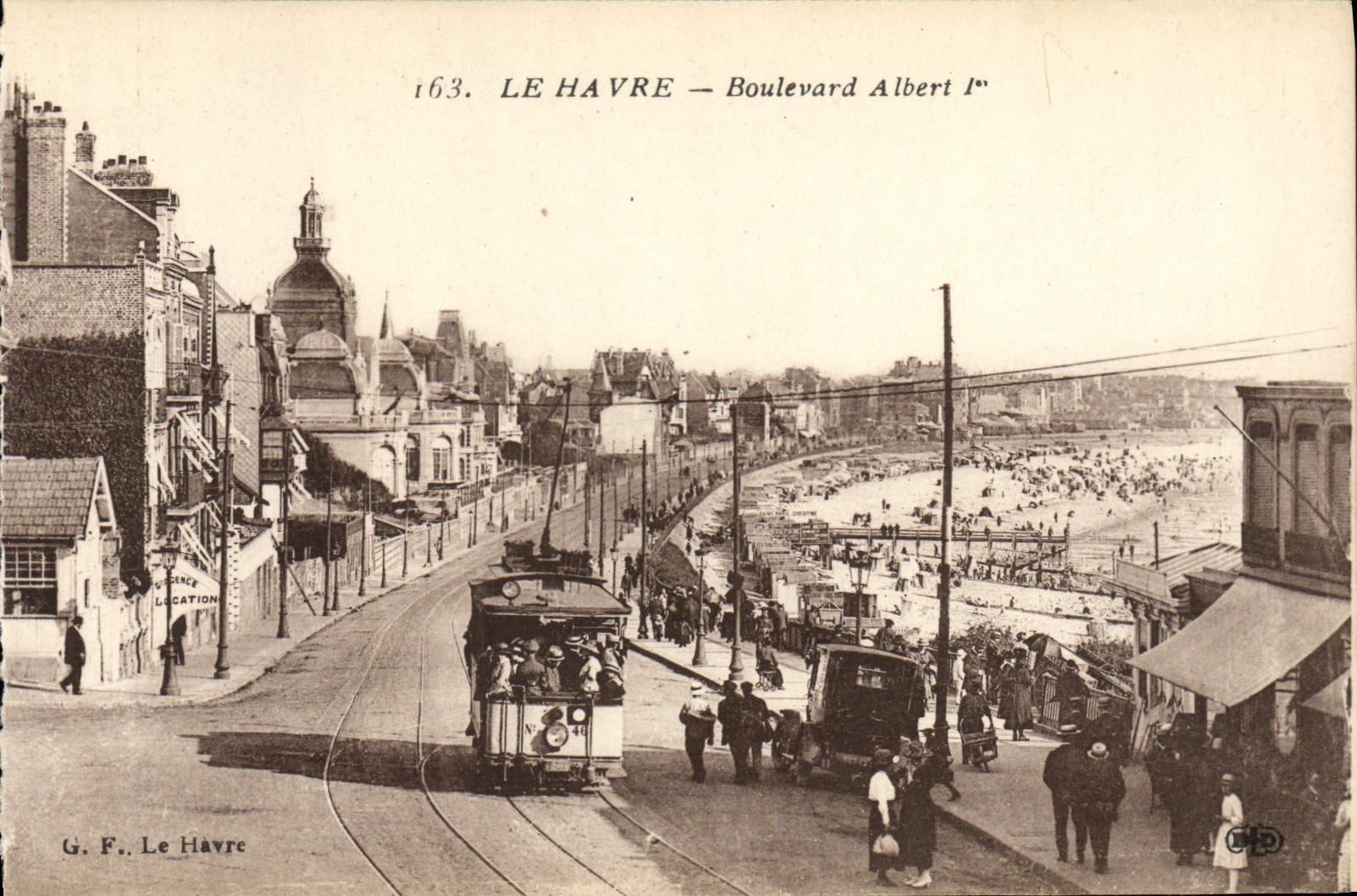 Bulevar Albert L de Le Havre de la POSTAL de la VENDIMIA er