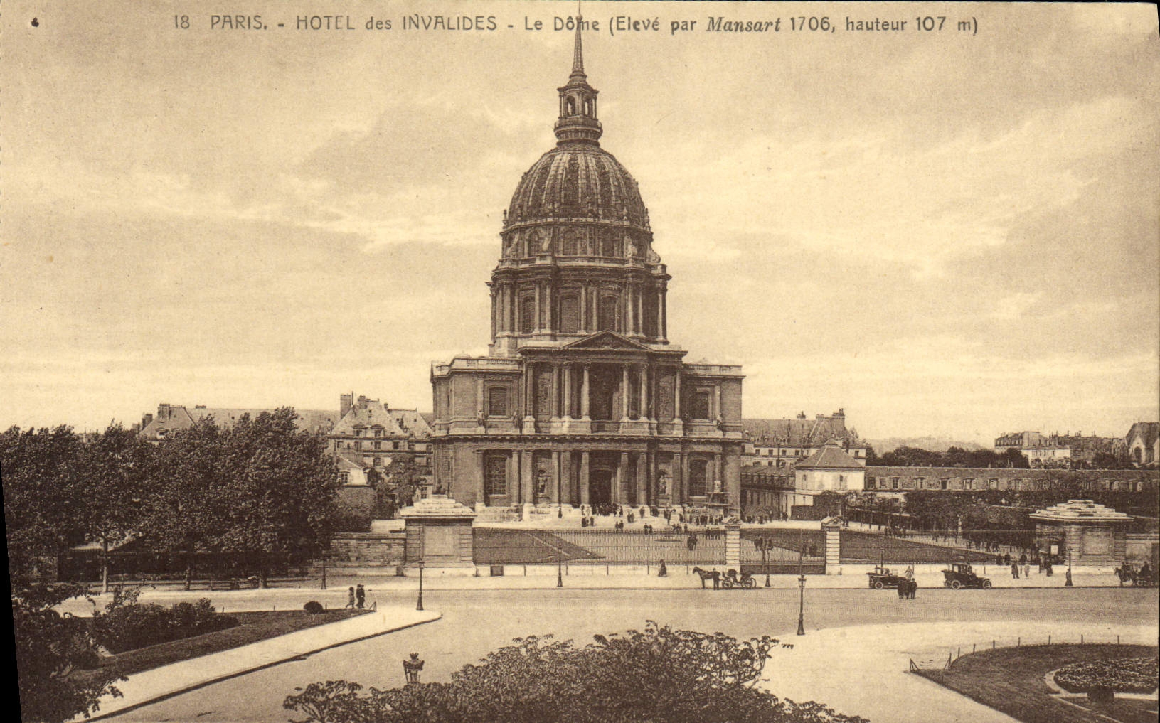 CPA Paris Hotel des Invalides Le Dome 