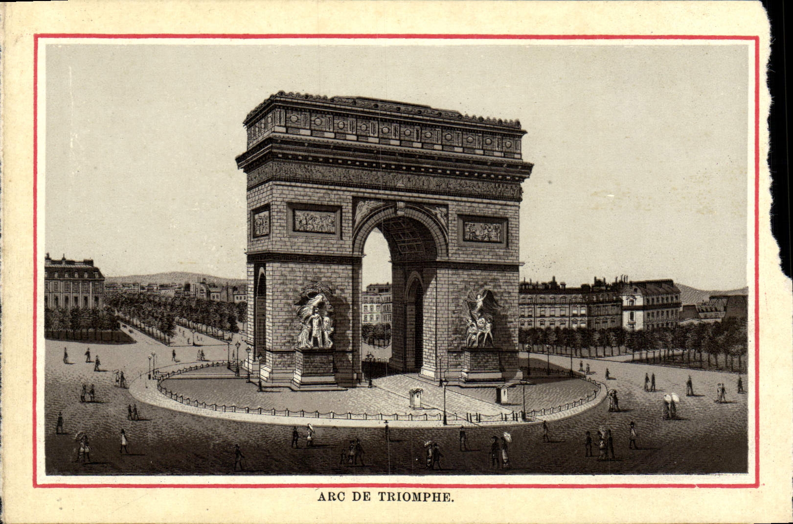 CPA Arc de Triomphe Paris