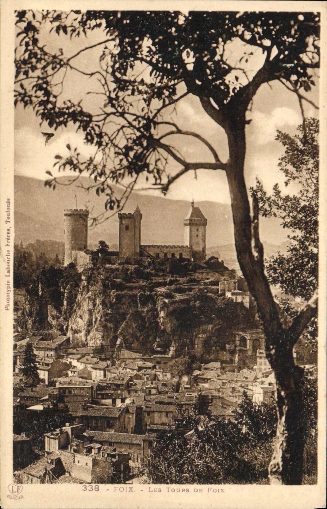 Viajes de Foix de la POSTAL de la VENDIMIA de Foix