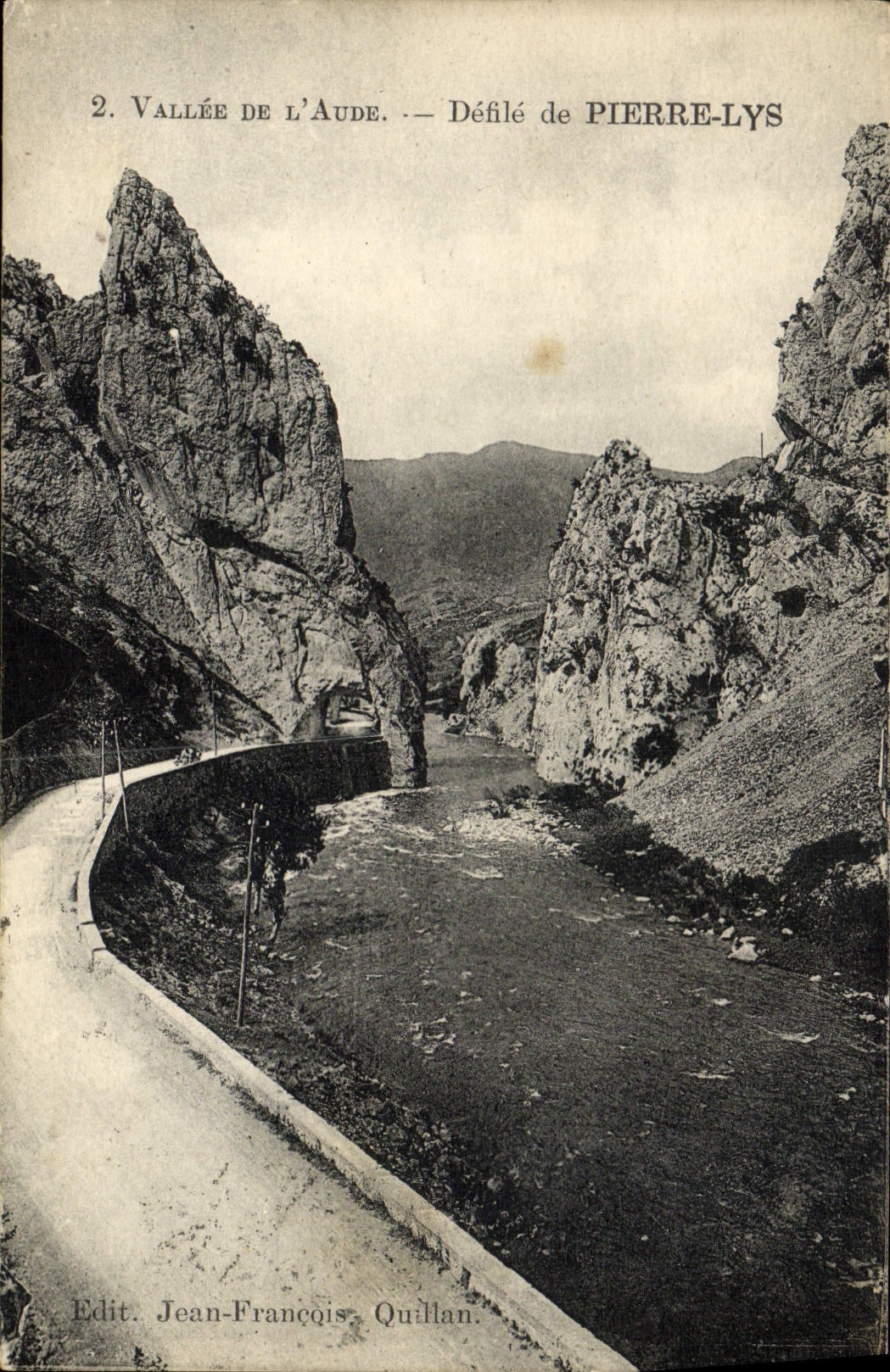 CPA Vallee de l'Aude Defile de Pierre Lys
