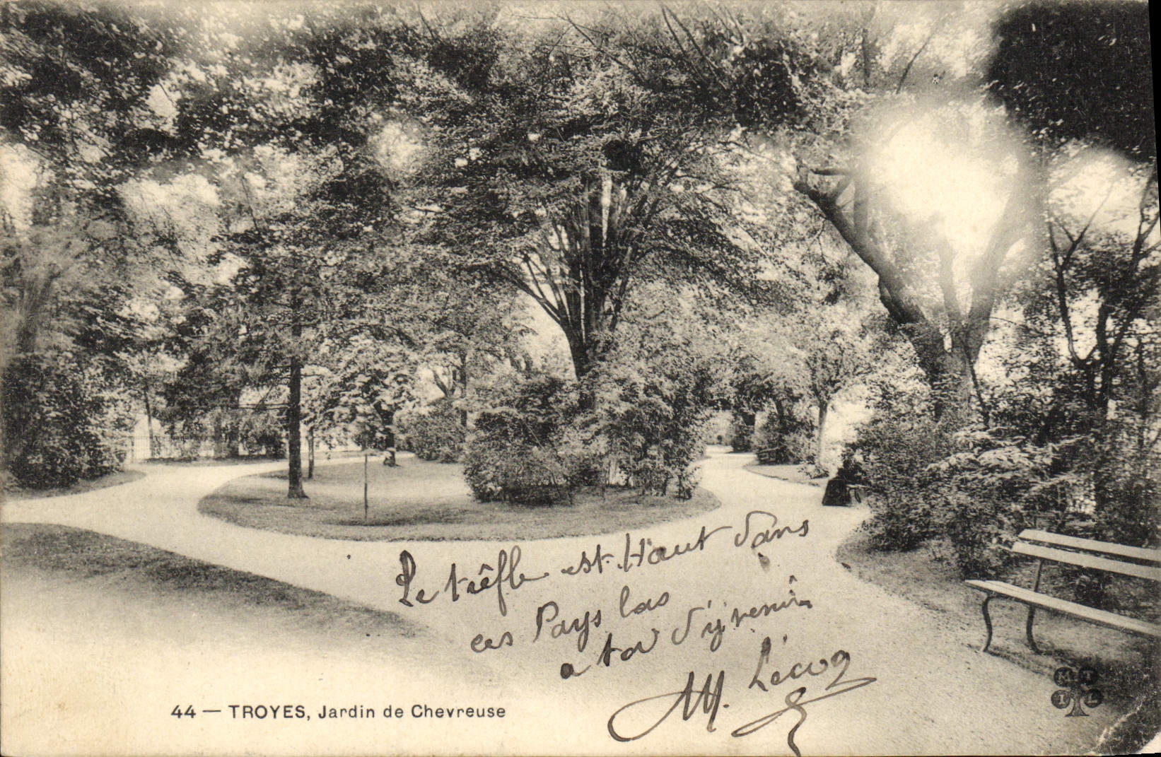CPA Troyes Jardin de Chevreuse 