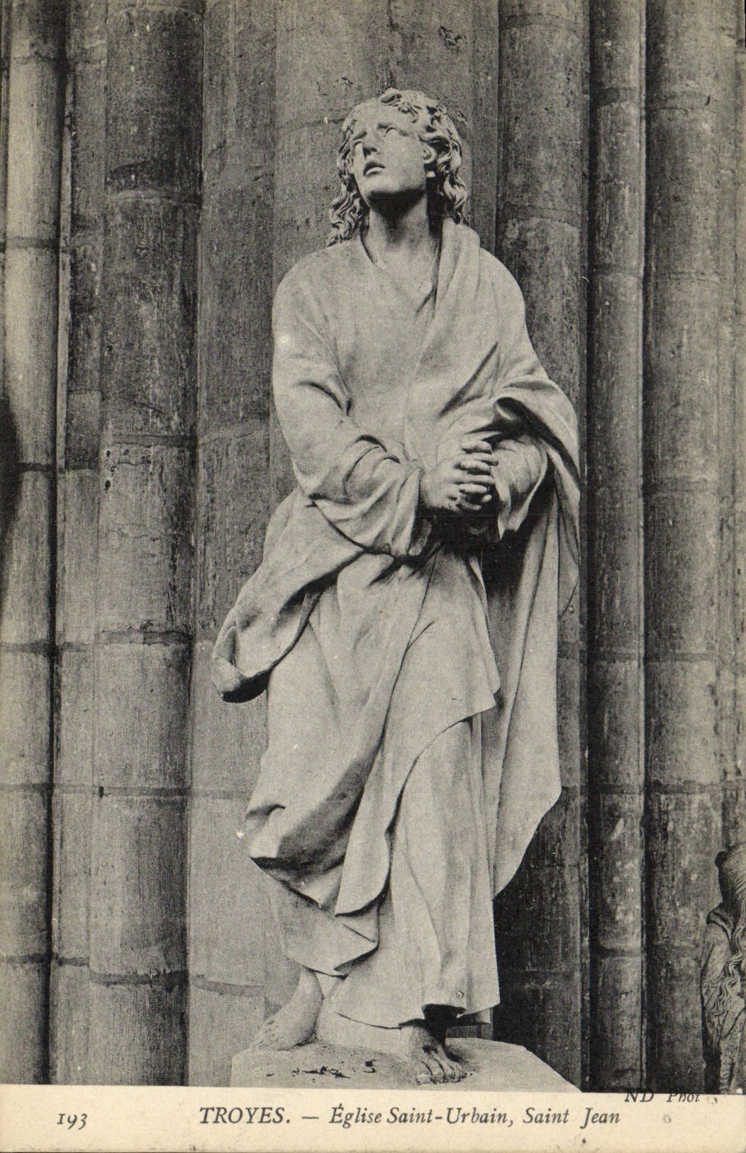 CPA Troyes Eglise Saint Urbain Saint Jean 