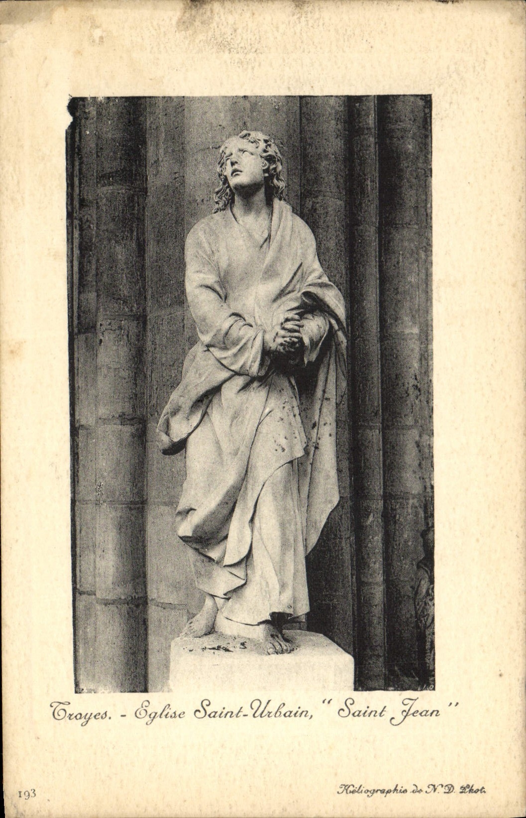 CPA Troyes Eglise Saint Urbain Saint Jean