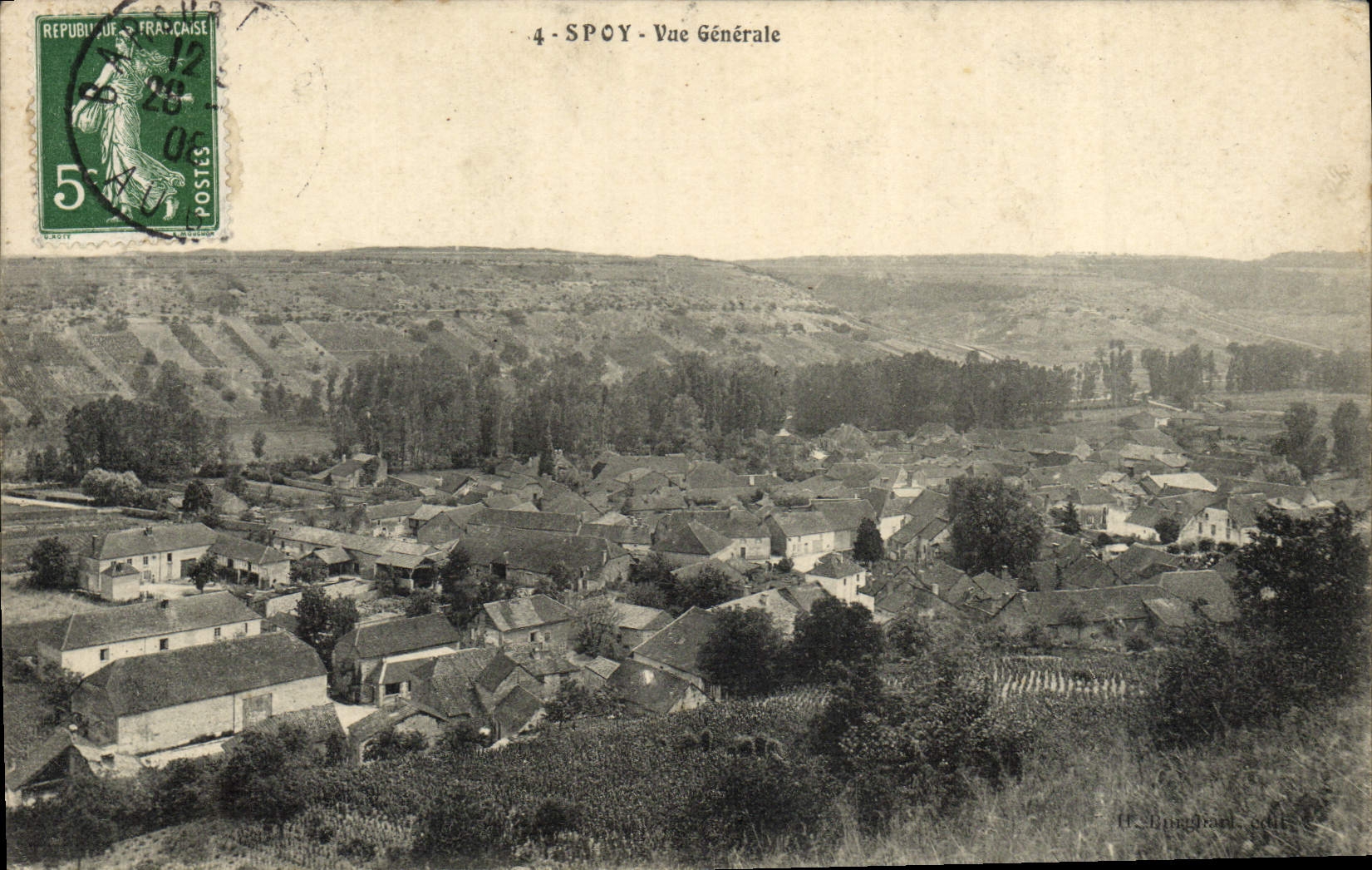 VINTAGE POSTCARD Spoy View