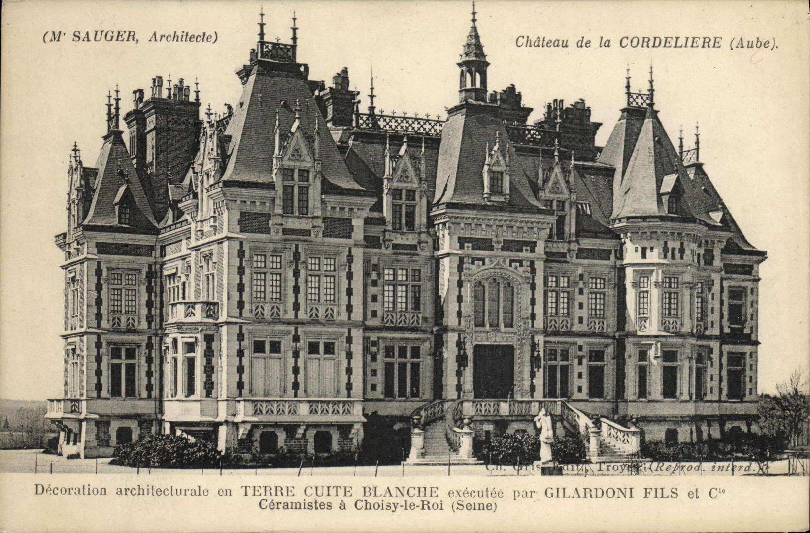 Castillo de la POSTAL de la VENDIMIA de Cordeliere