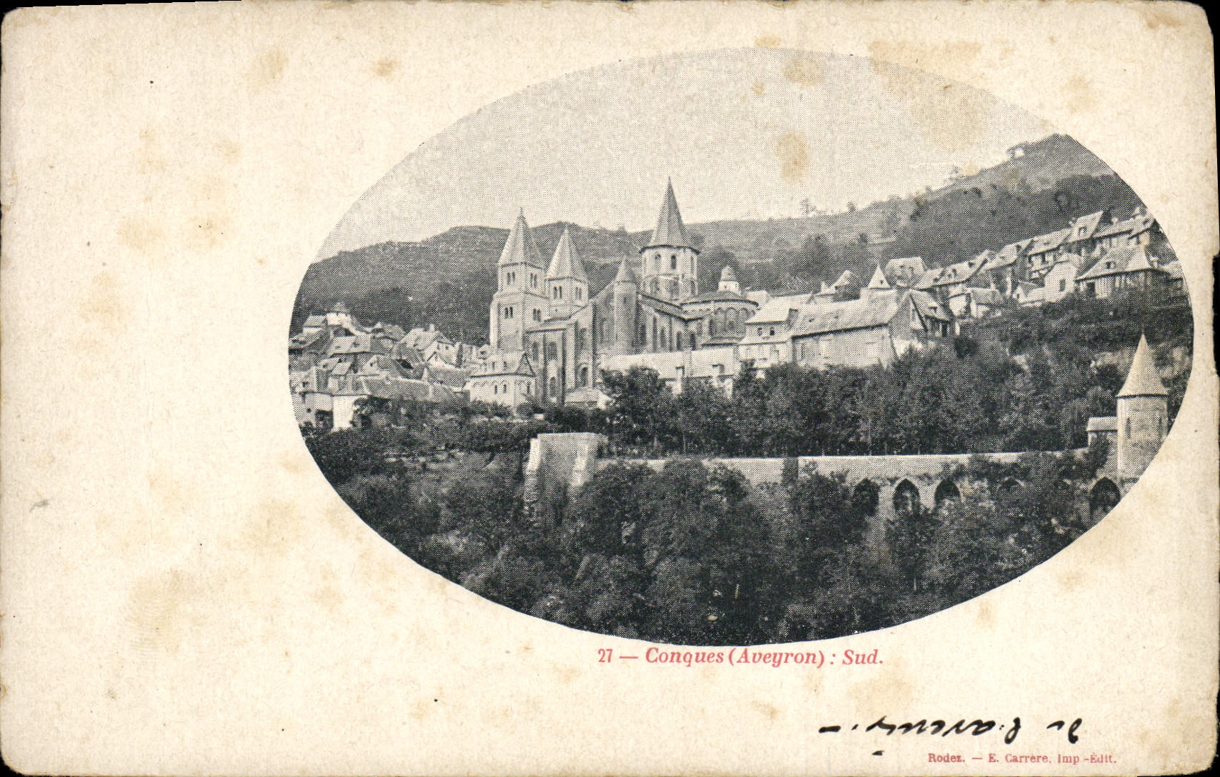 VINTAGE POSTCARD Conches