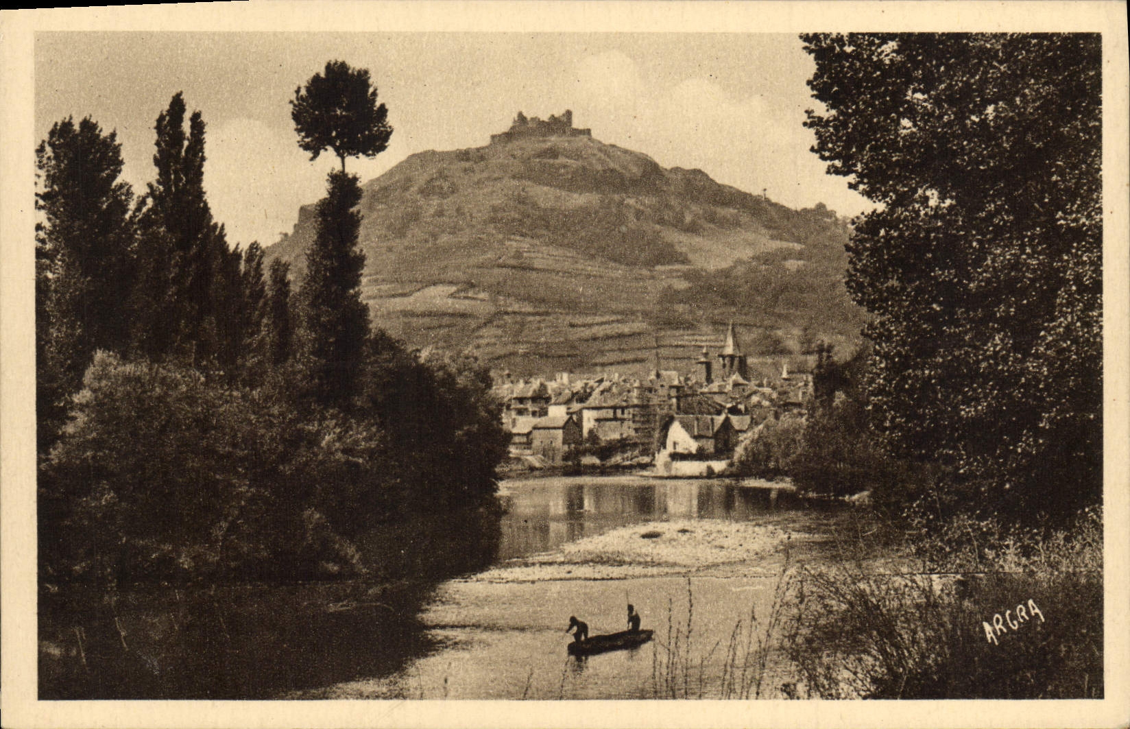 VINTAGE POSTCARD Espalion the arrosee City by the Batch