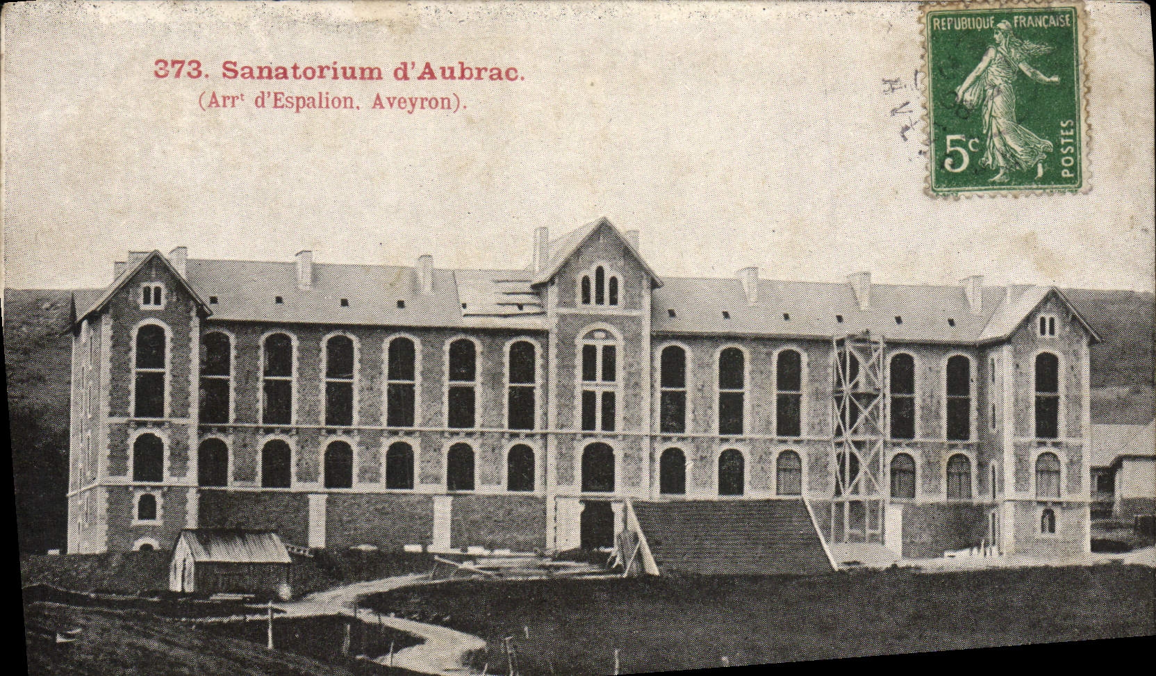 VINTAGE POSTCARD Sanatorium D' Aubrac