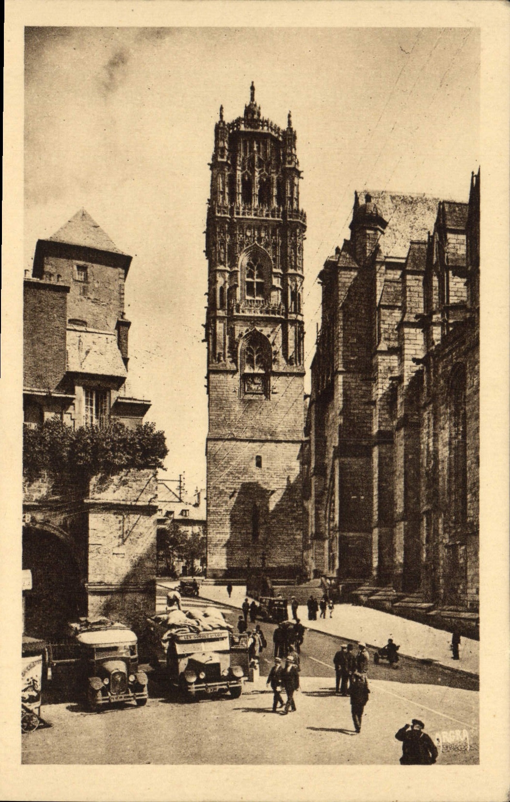CPA Rodez Clocher de la cathedrale 