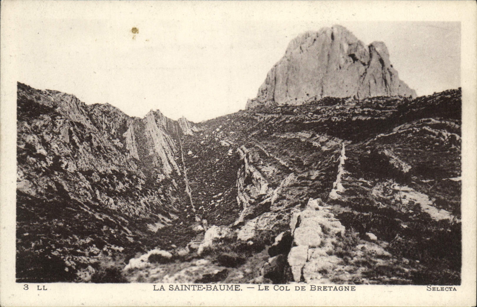 CPA La Sainte Beaume Le Col De Bretagne