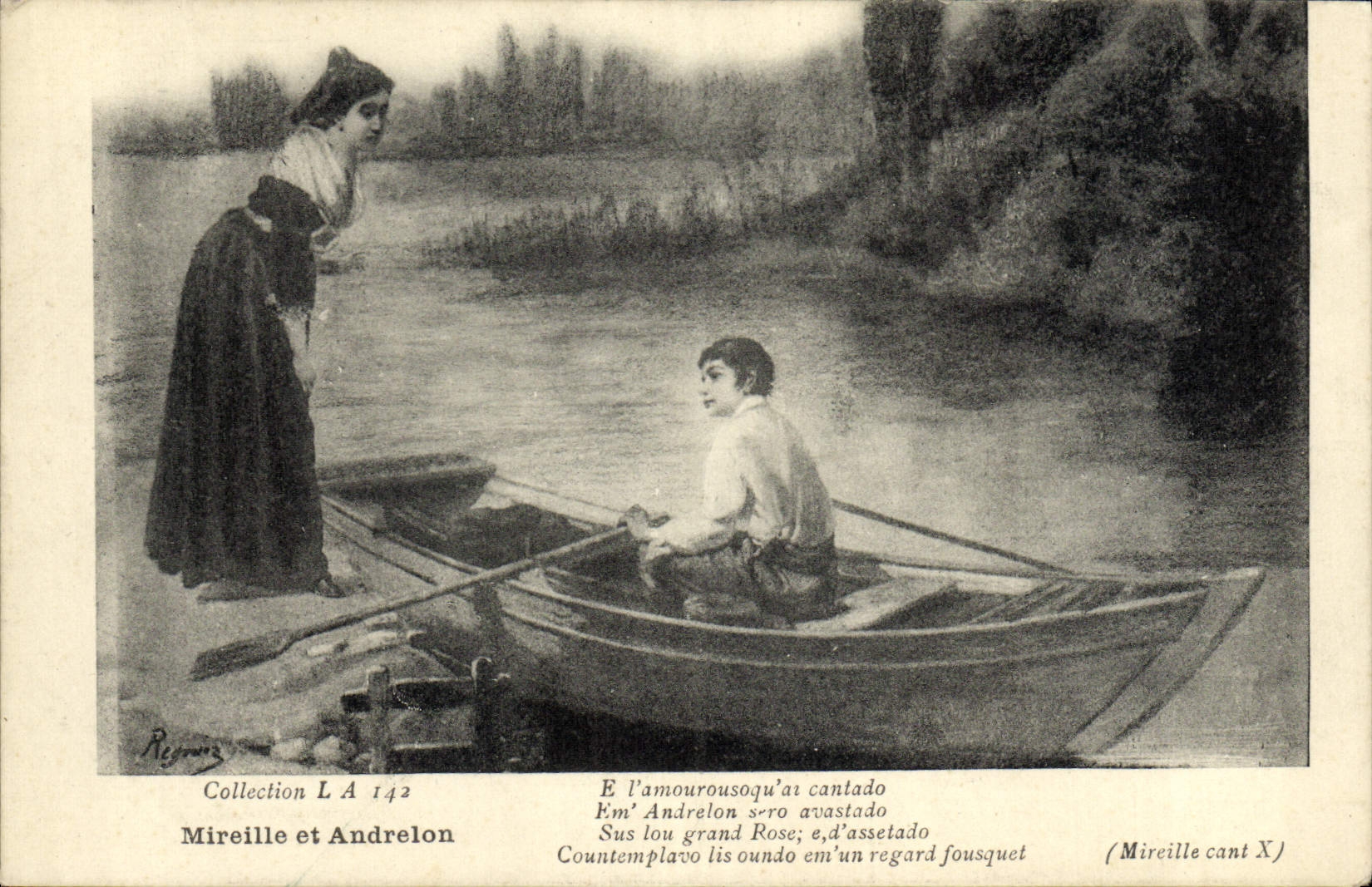 CPA Mireille Et Andrelon Folklore 