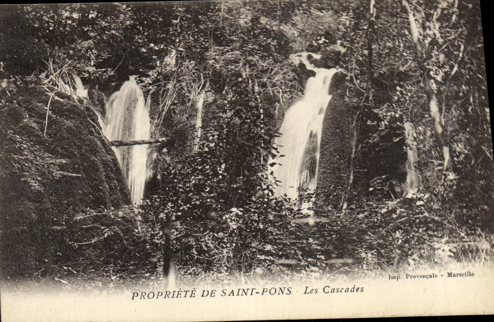 CPA Propriete De Saint Pons Les Cascades