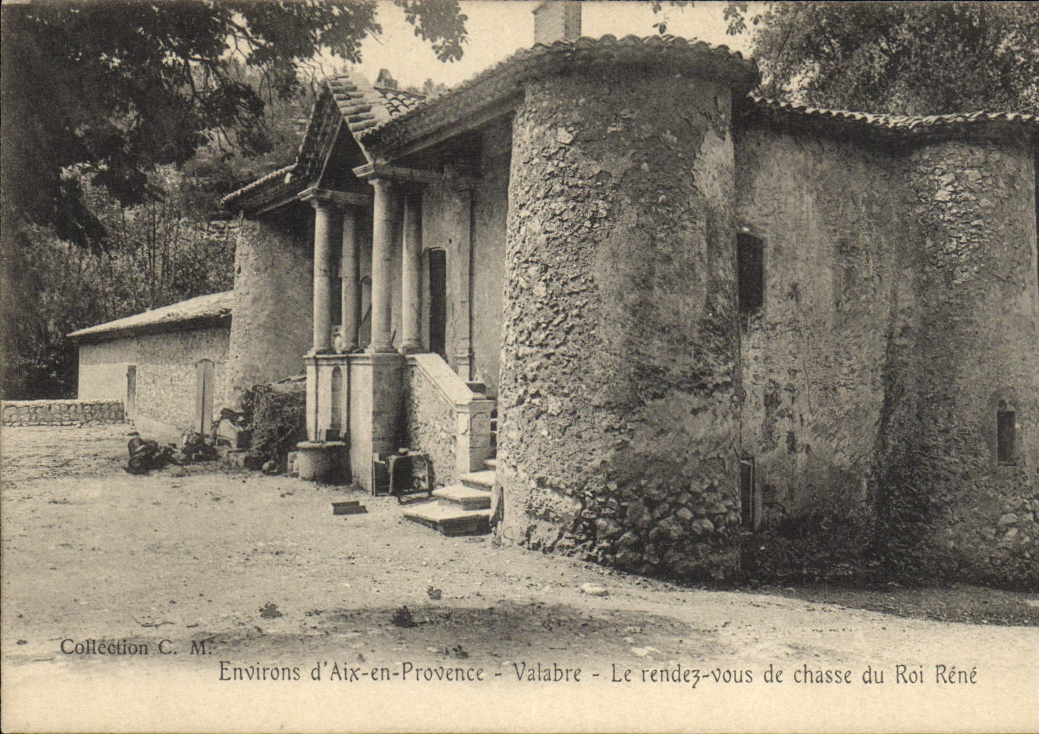 CPA Environs D'Aix En Provence Valabre Le Rendez Vous de chasse du roi Rene