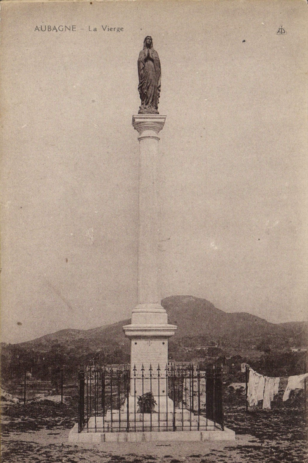 CPA Aubagne La Vierge