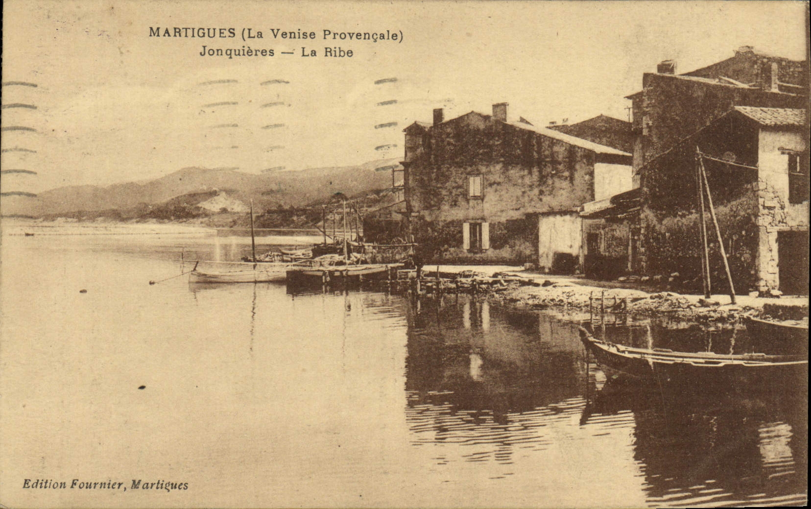 CPA Martigues jonquieres la Ribe Bateaux