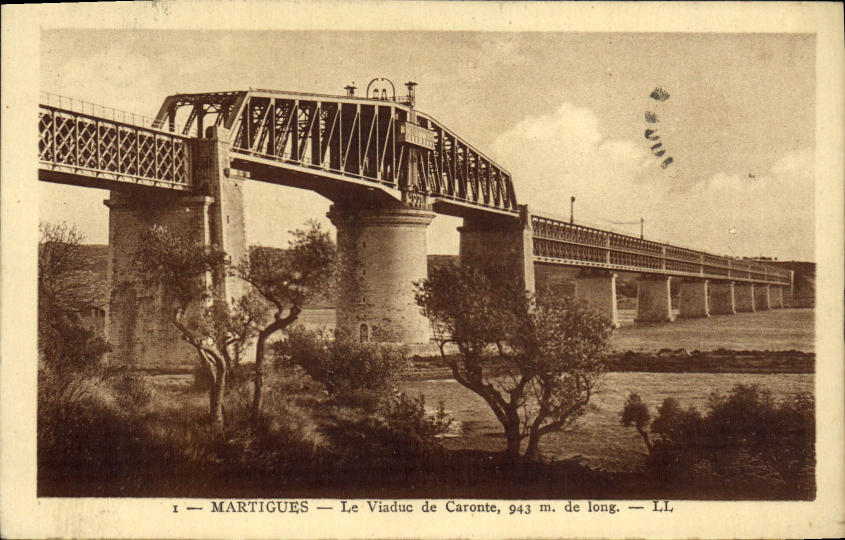 CPA Martigues Le Viaduc De Caronte