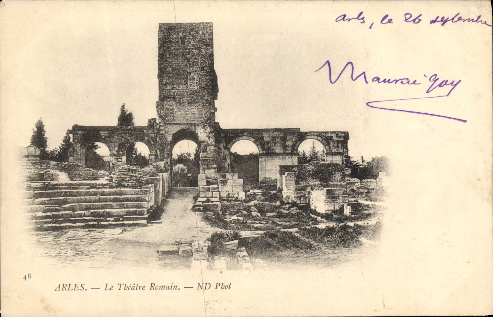CPA Arles Le Theatre Romain