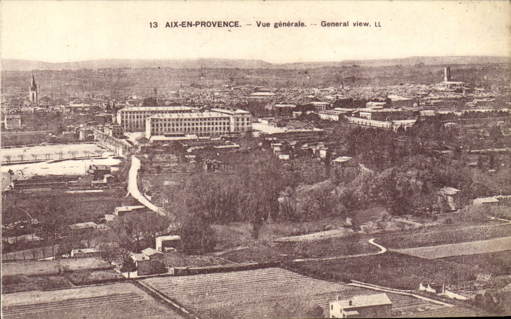 CPA Aix en Provence Vue Generale
