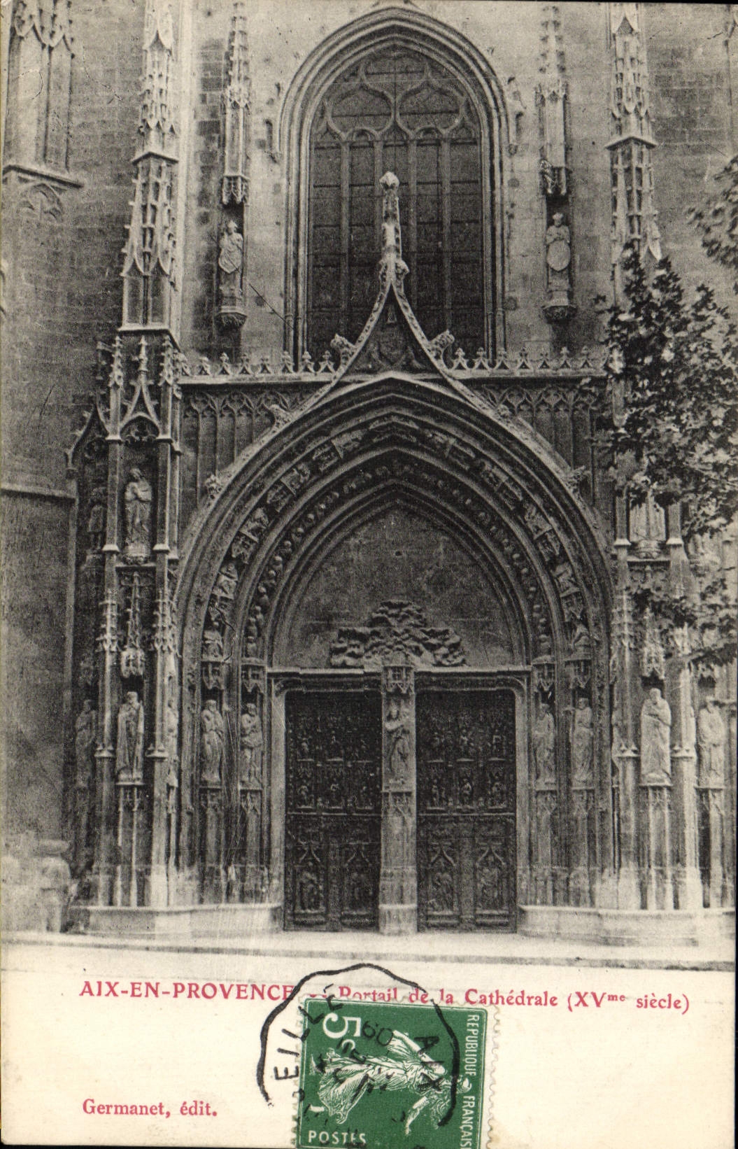 CPA Aix en Provence de la Cathedrale