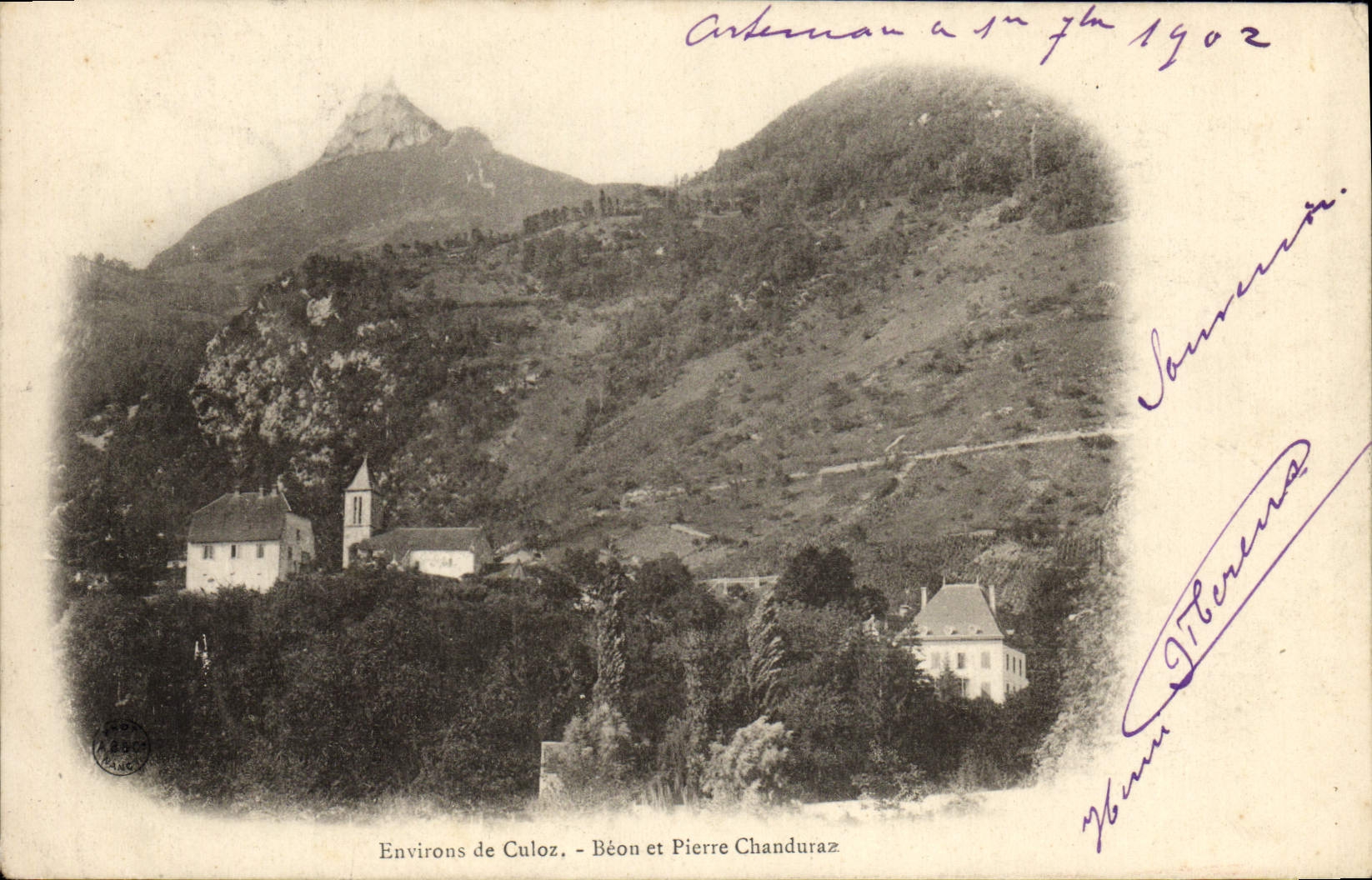 CPA Culoz Environs Beon et Pierre Chanduraz