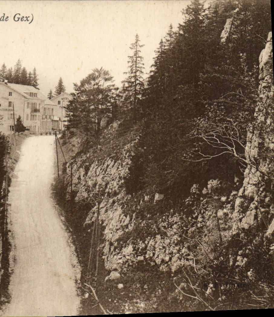 POSTAL Arrivee de la VENDIMIA en el collar de las dimensiones de la hoz de Gex