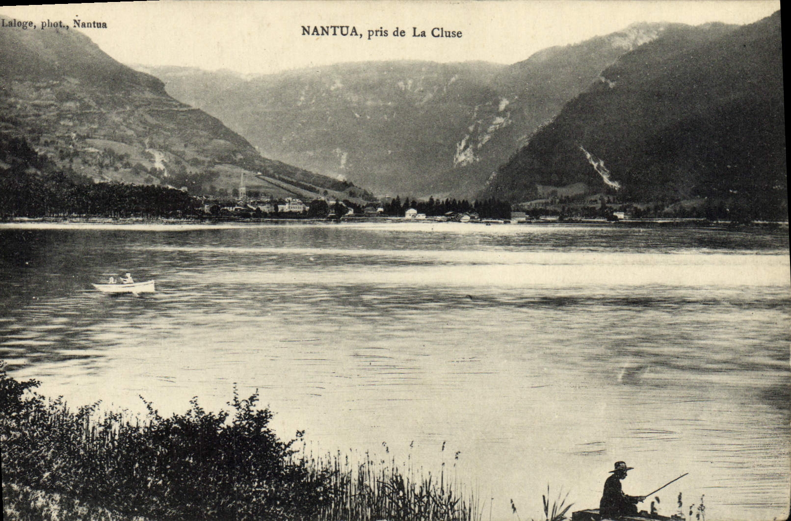 VINTAGE POSTCARD Nantua Taken of the Cluse