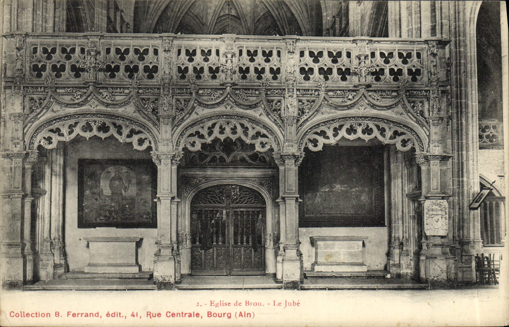 CPA Bourg Eglise Le jube