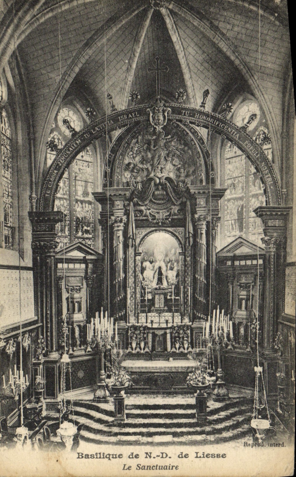 CPA Basilique de N D Liesse Le Sanctuaire