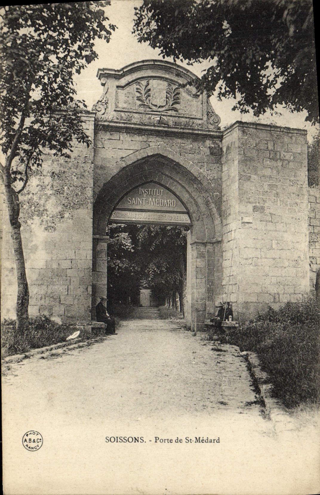 CPA Soissons Porte de St Medard 