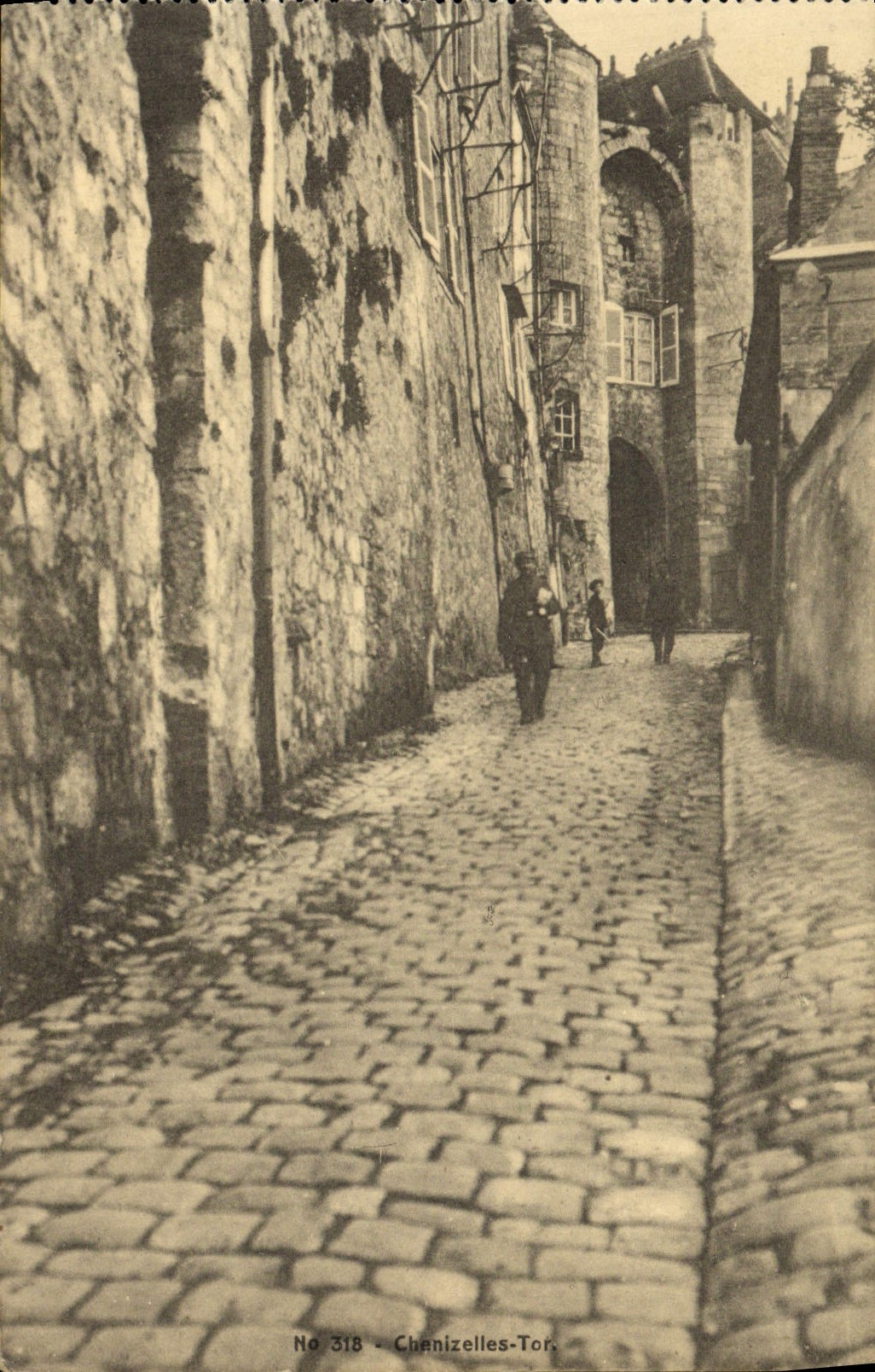 Tor de Laon Chanizelles de la POSTAL de la VENDIMIA