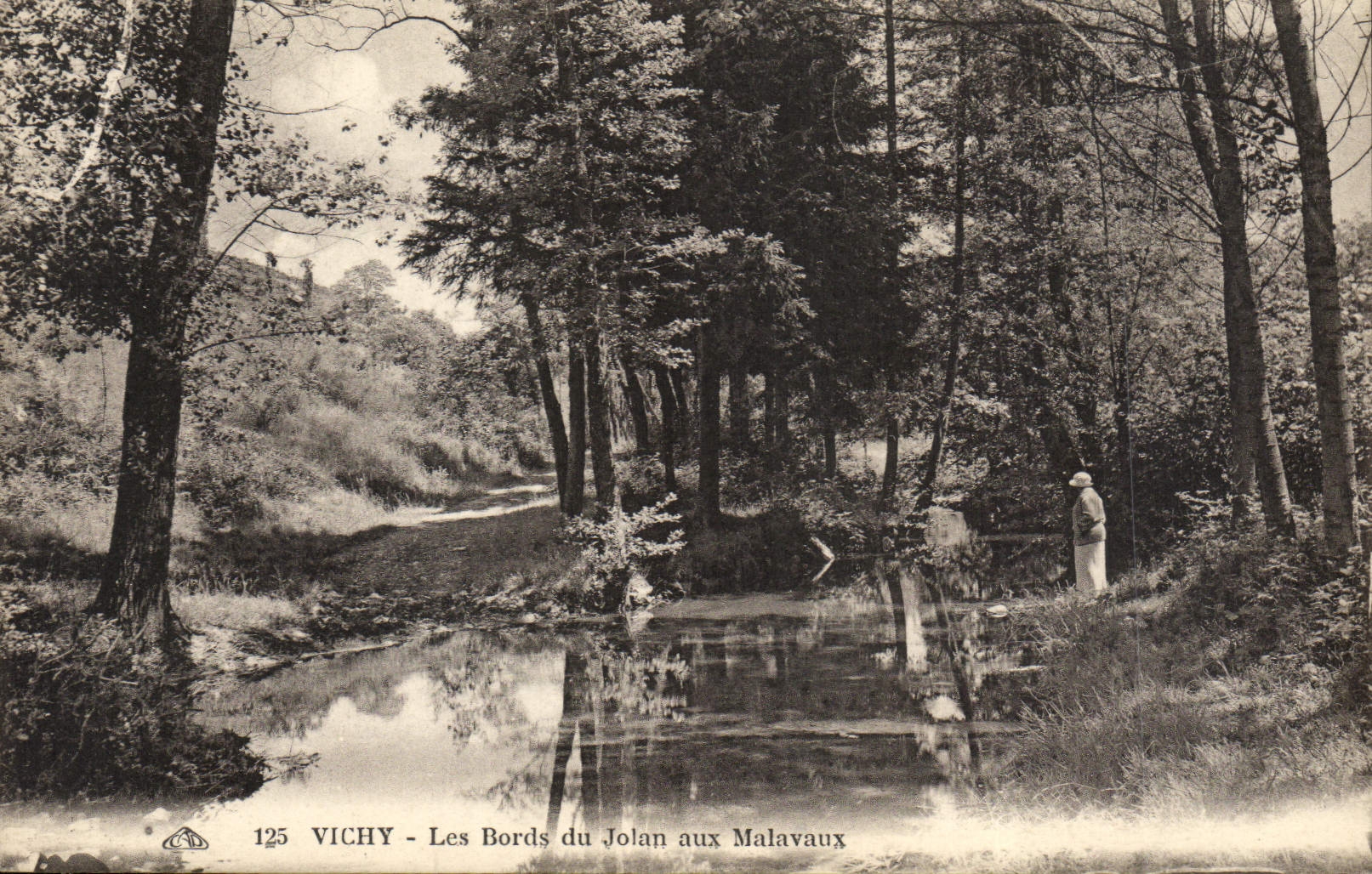 CPA Vichy Les Bords du Johan aux Malavaux 