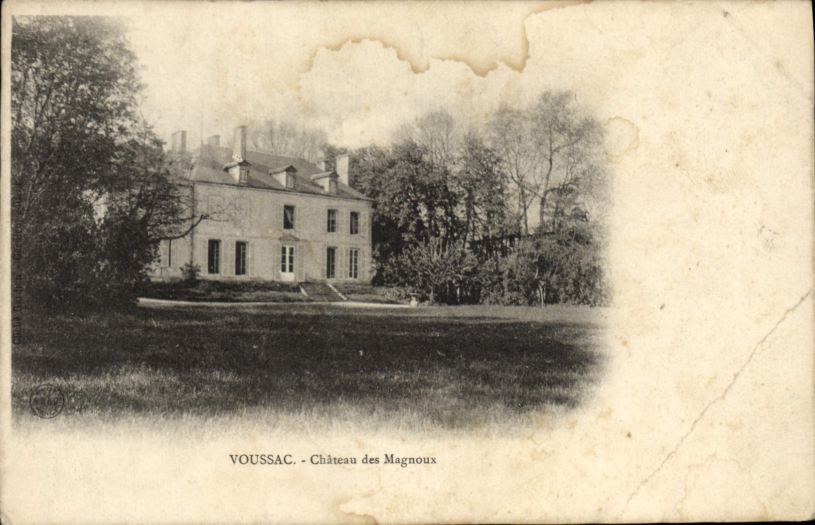 CPA Voussac Chateau des Magnoux 