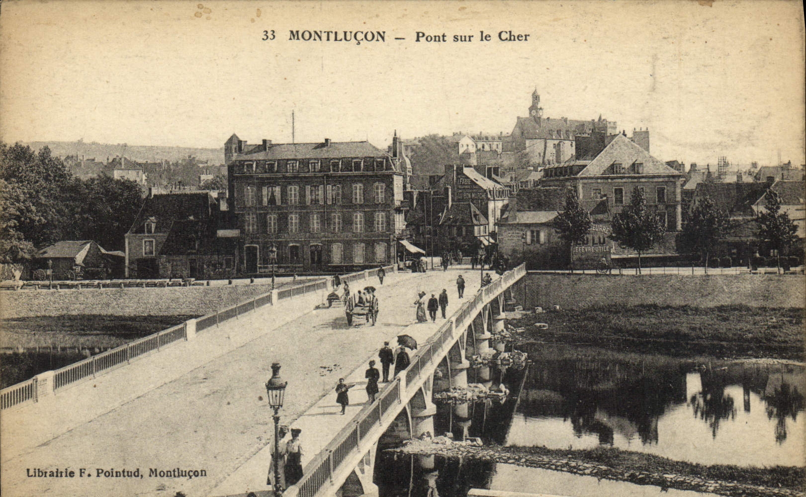 CPA Montlucon Pont sur le Cher 